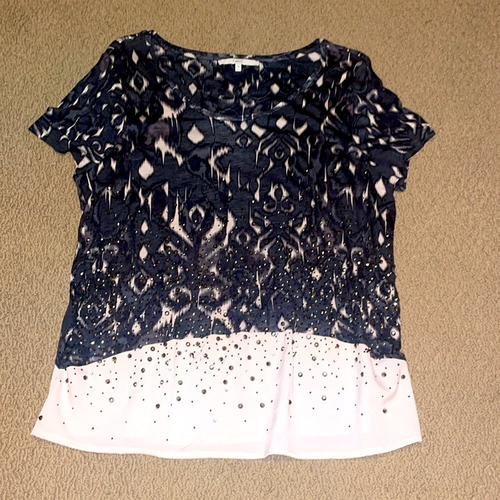 NWOT NEXT UK SPARKLING EMBELLISHED TOP SZ 12